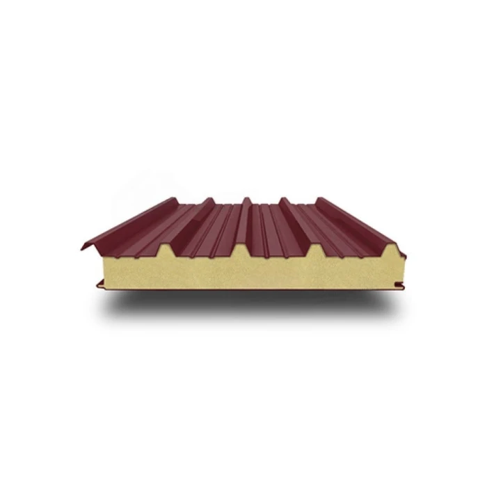 Кровельная сэндвич-панель с минеральной ватой, 1000х180 мм, 0.5/0.5, Полиэстер